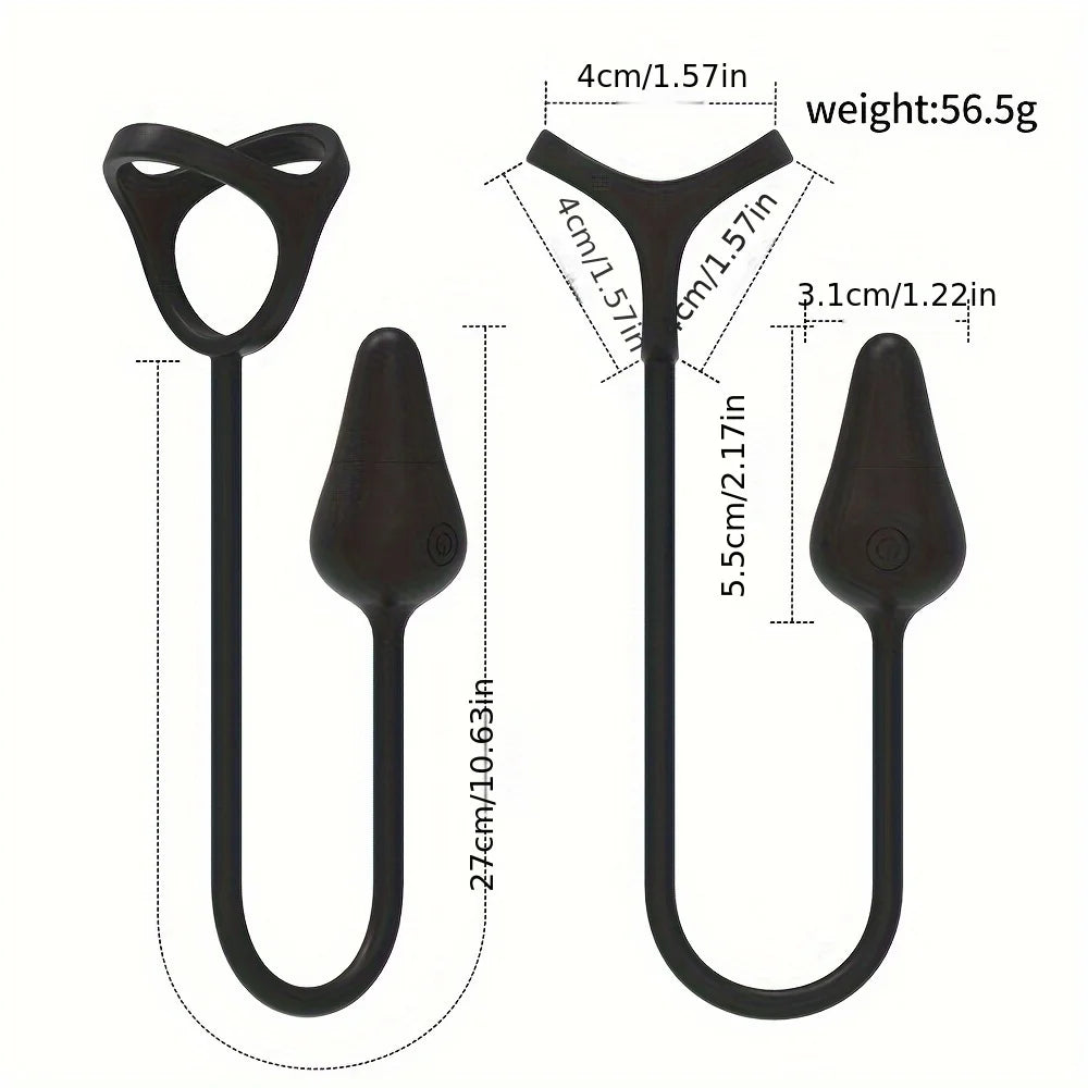 Juguete sexual masculino, anillo vibrador para el pene, consolador, tapón anal, masajeador de próstata, juguetes sexuales para adultos para hombres, mujeres y parejas, estimulador.