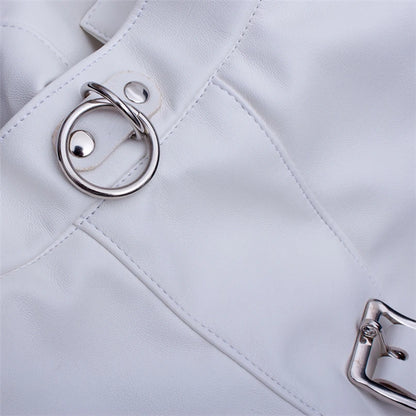 Camisa de fuerza de cuero para ataduras sexuales BDSM, disfraz sexy para cosplay, juguetes sexuales para mujeres