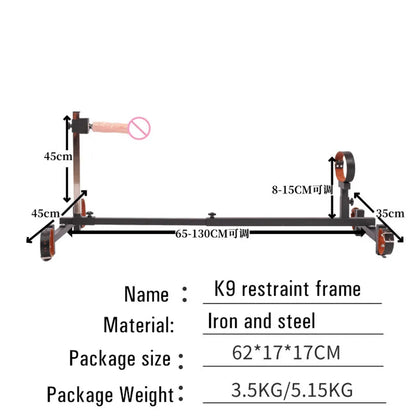 BDSM Bondage Slave Restraint Frame Dog Erotic Tools Handcuff Ankle Cuff Gear Sex Machine Toys for Women Men Couples Adult Games