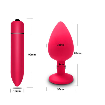 Mini vibrador de bala de 10 velocidades, masajeador vaginal, masturbador erótico, estimulador de clítoris femenino, juguete sexual para mujeres, juguete anal.