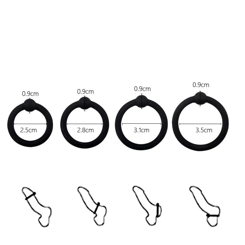 Juguetes sexuales para hombres, anillos de pene reutilizables, cuerda de bondage ajustable para adultos, juegos para retrasar la eyaculación, productos eróticos