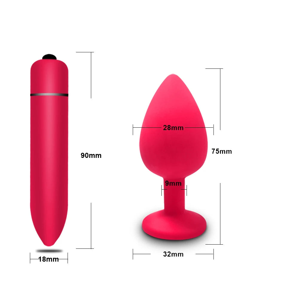 Mini vibrador de bala de 10 velocidades, masajeador vaginal, masturbador erótico, estimulador de clítoris femenino, juguete sexual para mujeres, juguete anal.
