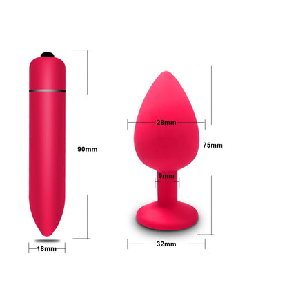 Mini vibrador de bala de 10 velocidades, masajeador vaginal, masturbador erótico, estimulador de clítoris femenino, juguete sexual para mujeres, juguete anal.