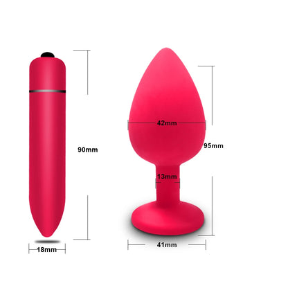 Mini vibrador de bala de 10 velocidades, masajeador vaginal, masturbador erótico, estimulador de clítoris femenino, juguete sexual para mujeres, juguete anal.