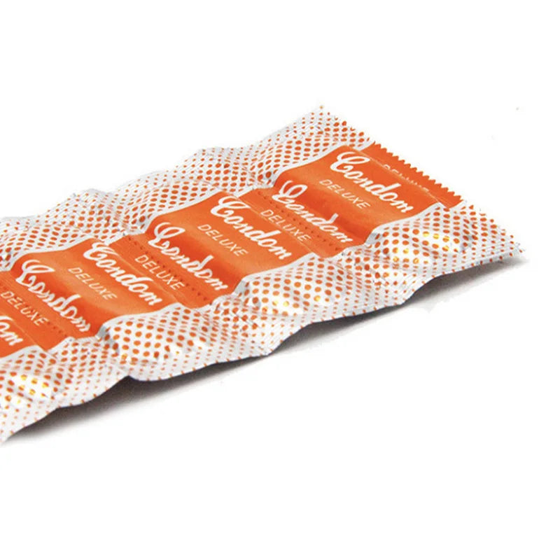 Zufällige Kondome für Erwachsene, großes Öl, ultradünnes Kondom, glatt, geschmierte Kondome für Männer, Empfängnisverhütung, intime Erotik