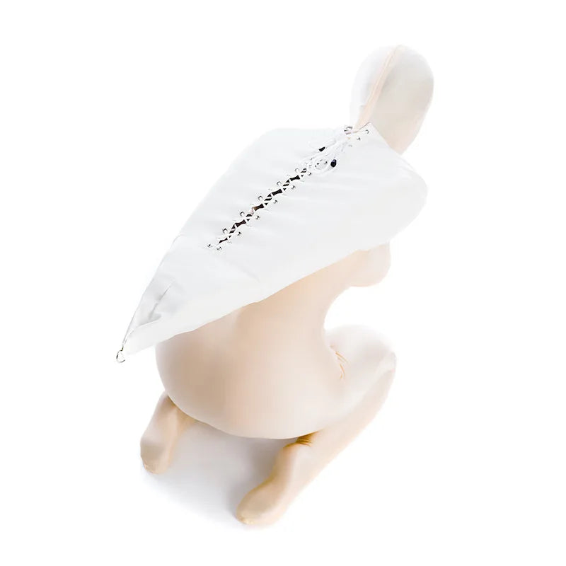 Cinturón de cuero BDSM para el brazo, con correas para la espalda, guante de bondage SM, máscara de esclavo con boca abierta, juguetes sexuales para adultos.