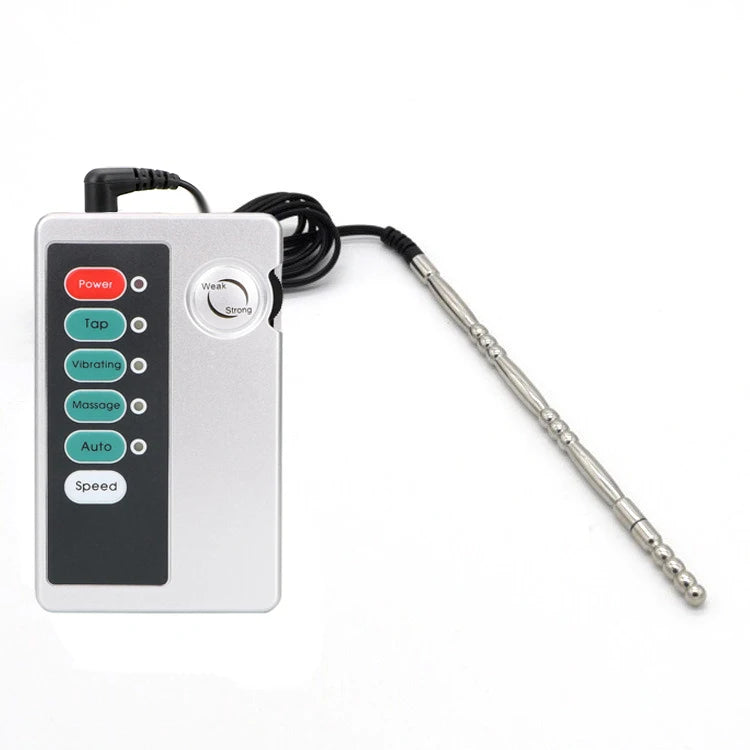 Electrochoque médico, tapón para pene, estimulador eléctrico masculino, catéter uretral de metal, dilatador de sonidos, juguetes sexuales SM para hombres, masturbador.