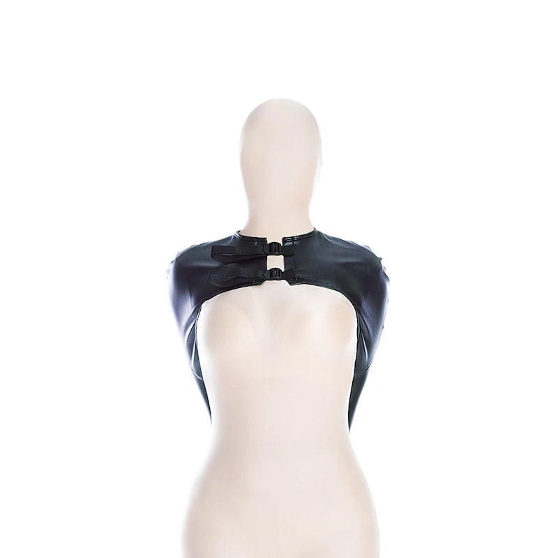 Cinturón de cuero BDSM para el brazo, con correas para la espalda, guante de bondage SM, máscara de esclavo con boca abierta, juguetes sexuales para adultos.