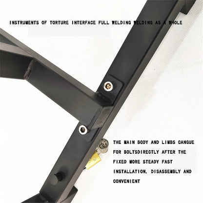 BDSM Bondage Slave Restraint Frame Dog Erotic Tools Handcuff Ankle Cuff Gear Sex Machine Toys for Women Men Couples Adult Games