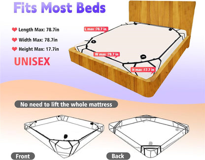 BDSM Bettfesseln Sex Handschellen Fußfesseln SM Sklave Sadistisches Sex-Set Paar Erwachsene Sex-Spielzeug-Set 18+ Erwachsene Sexspielzeug