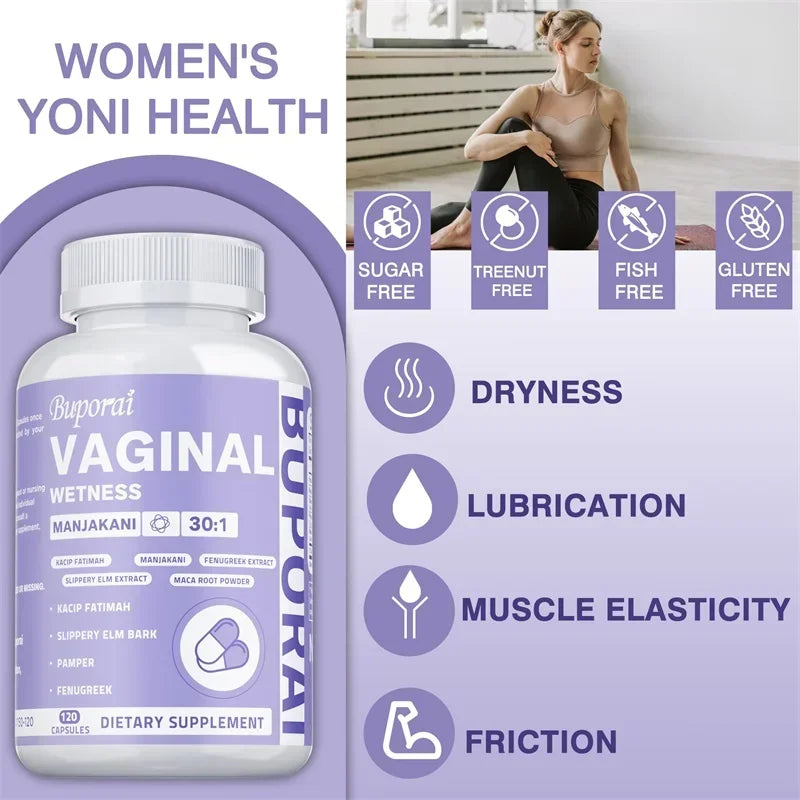 Vaginal Wetness Supplements - for Female Hormone Balance, Women's PH Balance, for Vaginal Health