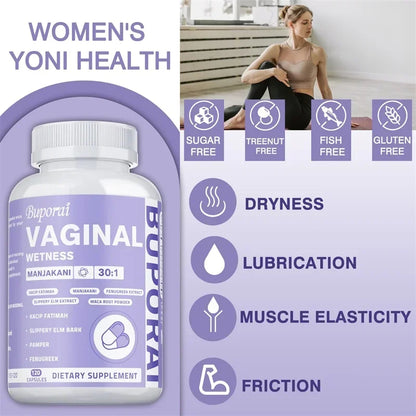 Vaginal Wetness Supplements - for Female Hormone Balance, Women's PH Balance, for Vaginal Health
