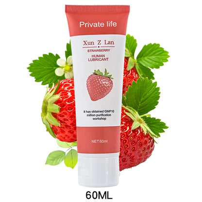 Sex Lubricant 30ml / 60ml Lubricant Water-based Banana/Strawberry/Grape/Cherry/ Sex Oil Vaginal and Anal Gel Adults Sex Product