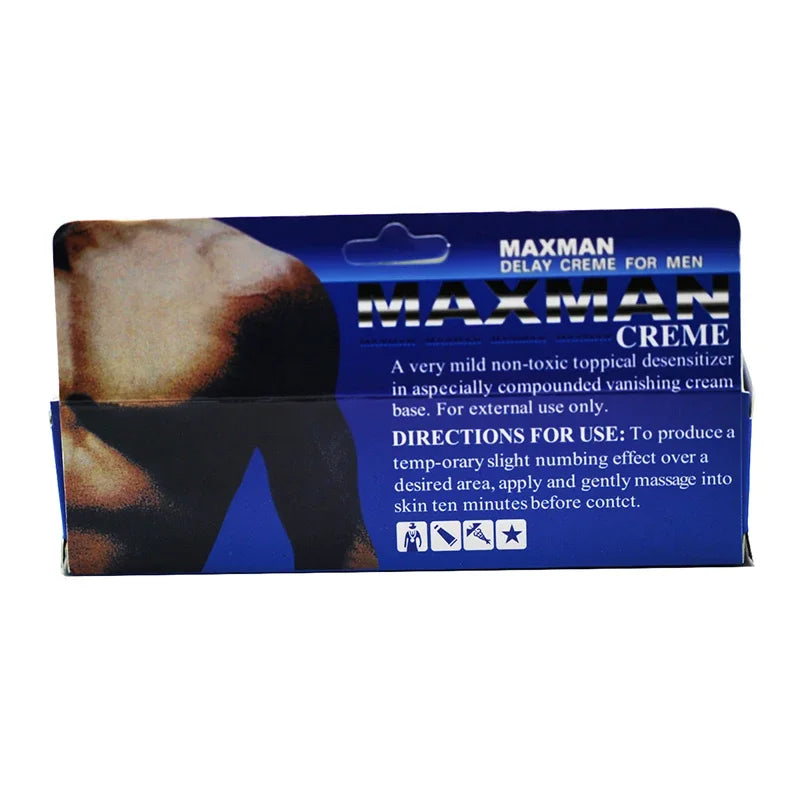 Maxman Max - Aceite para agrandar el pene, crema para aumentar el tamaño del pene, crema sexual para hombres, productos sexuales, 50 g