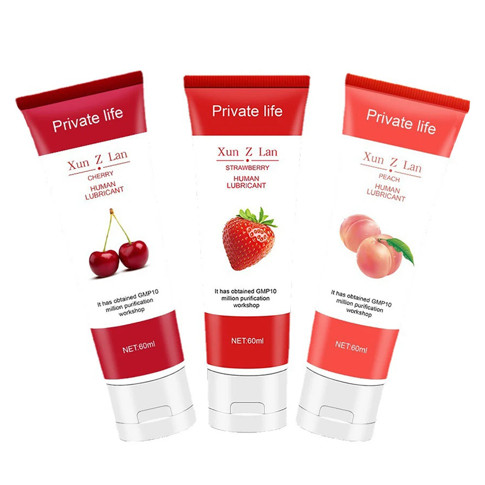 Sex Lubricant Lubricant for Sex Strawberry Flavor Lube Water Based Lubricant Oral Sex Anal Sex Masturbation Vagina Orgasm Gel