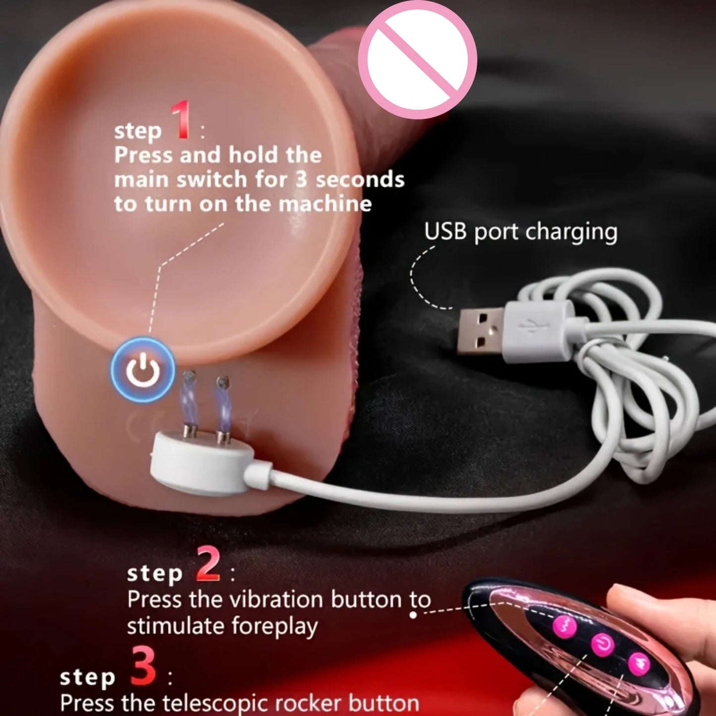 Großer Vibrator-Dildo für Frauen, Heizung, Stoßen, vibrierende Sexmaschine, Sexspielzeug für Erwachsene, Dick, realistische Teleskop-Dildos, Vibratoren