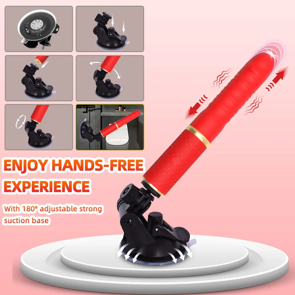 Sex Machine Thrusting Dildo Vibrator Adult Sex Toys for Women Men G Spot Clitoral Anal Play Big Suction Cup Anal Toys for Couple