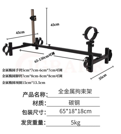 BDSM Bondage Slave Restraint Frame Dog Erotic Tools Handcuff Ankle Cuff Gear Sex Machine Toys for Women Men Couples Adult Games
