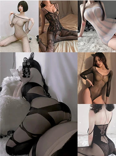 Sexy Lingerie Sexy Bondage Erotic Bodysuit Women Halter Exposed Hot Sensual Body