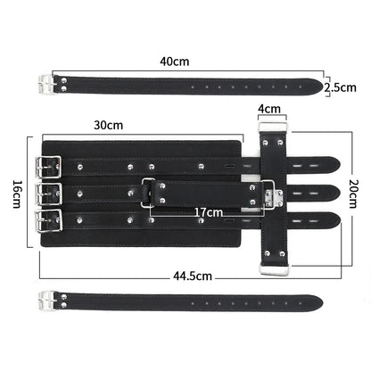 Esposas de cuero sintético para ataduras, productos para adultos, juegos sexuales, juguetes sexuales para mujeres y parejas.