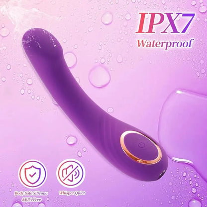 12 Vibration Modes Powerful Vibrator Silent Vibe G-Spot Stimulate Vaginal Massage Vibrating Dildo Adult Womens Plurasre DUBNIY