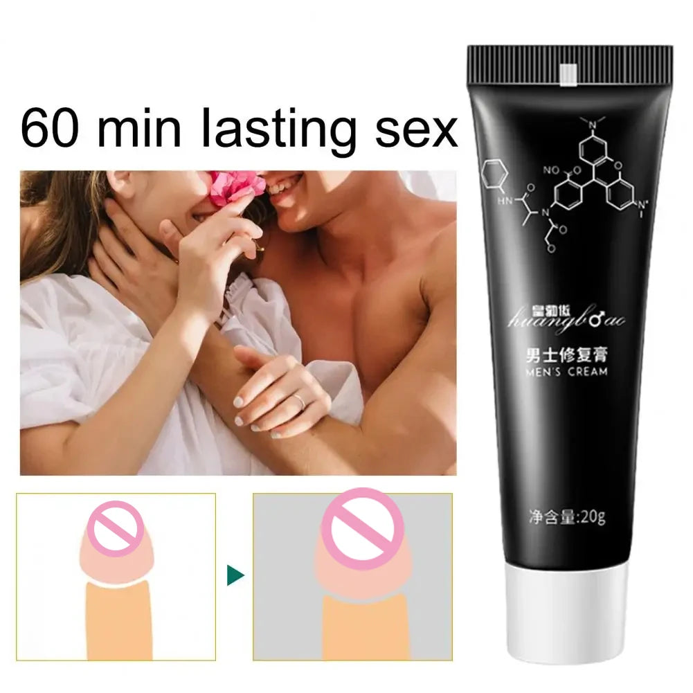 Lubricante sexual para prolongar la eyaculación, crema suave para agrandar el pene, retardante de la eyaculación, para uso externo, excitante, juguetes sexuales para hombres, tienda erótica para mayores de 18 años.