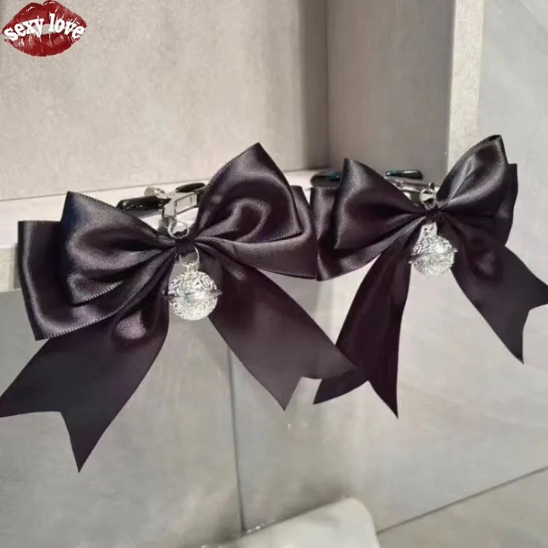 BDsm Fun Bow Palace Bell Anal Plug Alternative Training Breast Clip Traction Stimulating Toy Adult Adult  Sexy Toys for Men