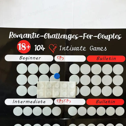 Couples Intimacy Challenge Advanced Edition !104 Intimate Scratchable Surprise Posters for Couples!