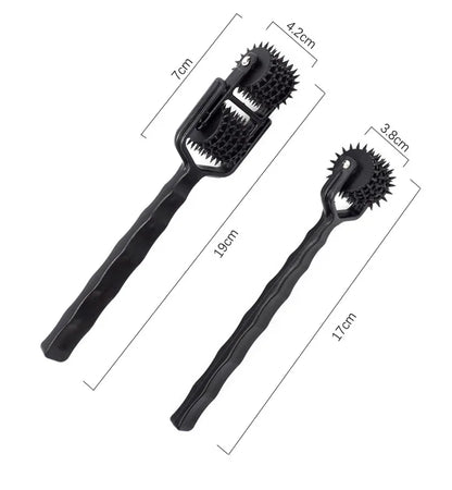 Juegos para adultos BDSM, fetiches, masaje corporal, pezones y labios, estimulador, juguetes sexuales para parejas, rueda dentada, rodillo, herramientas eróticas para coquetear.