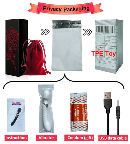 Powerful AV Vibrator Dildos  Wand for Women 10 Modes Clitoris Stimulator G Spot Vagina Massager Adult Sex Toys for Woman