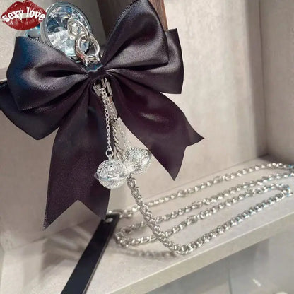 BDsm Fun Bow Palace Bell Anal Plug Alternative Training Breast Clip Traction Stimulating Toy Adult Adult  Sexy Toys for Men