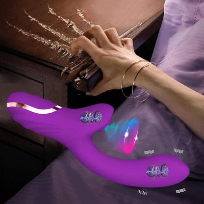 Female Powerful Vibrator 10 Frequency Vibration Clitoris Vacuum Stimulation Vagina Penetration Masturbation Orgasm Sex Toys