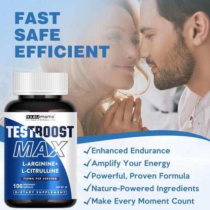 Ultimate Male Enhancing Supplement | Clinically-Backed | 100 tablets for Energy, Stamina & Enlargement | Vegan | Discreet Ship
