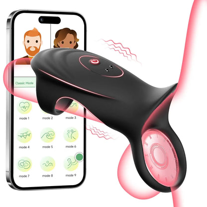 Juguetes sexuales para hombres: anillo vibrador para el pene, eyaculación retardada, anillo para el pene, estimulación del clítoris y el punto G, masajeador de pene masculino, juguete para parejas.