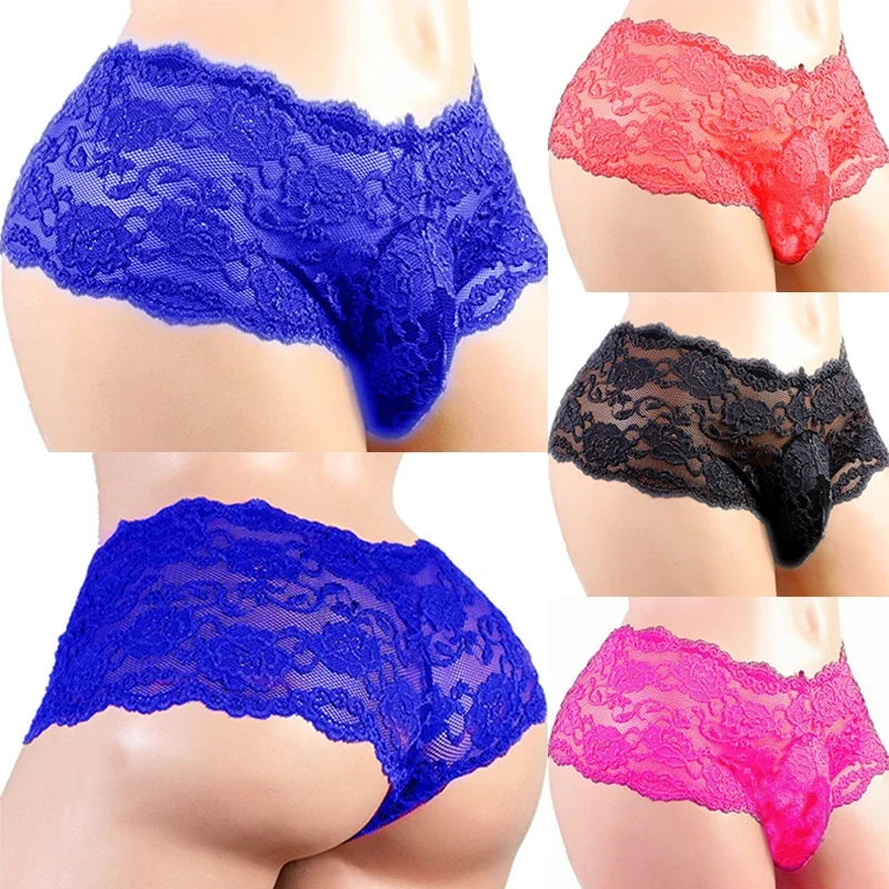 Lencería sexy, bragas sexys, ropa interior para hombre, tallas grandes, encaje, sissy, suspensorio transpirable, calzoncillos, tangas, ropa interior porno.