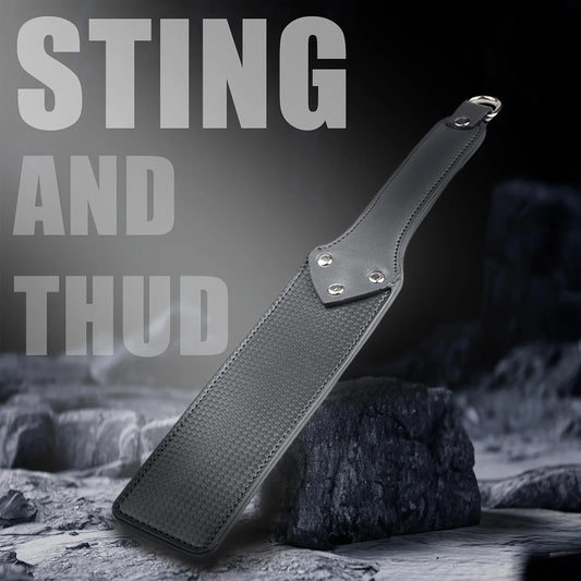 Paleta BDSM para azotes, bondage sexual para adultos, paleta de azotes de cuero sintético para juegos sexuales, látigo de cuero, fetiche, juguetes sexuales para parejas, orgasmos