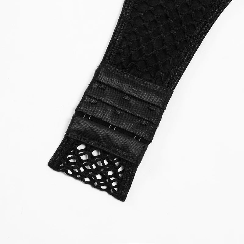 MUZISKAT Hot Explosive Models Erotic Lingerie Sexy Skeleton See-Through Mesh Neck Jumpsuit