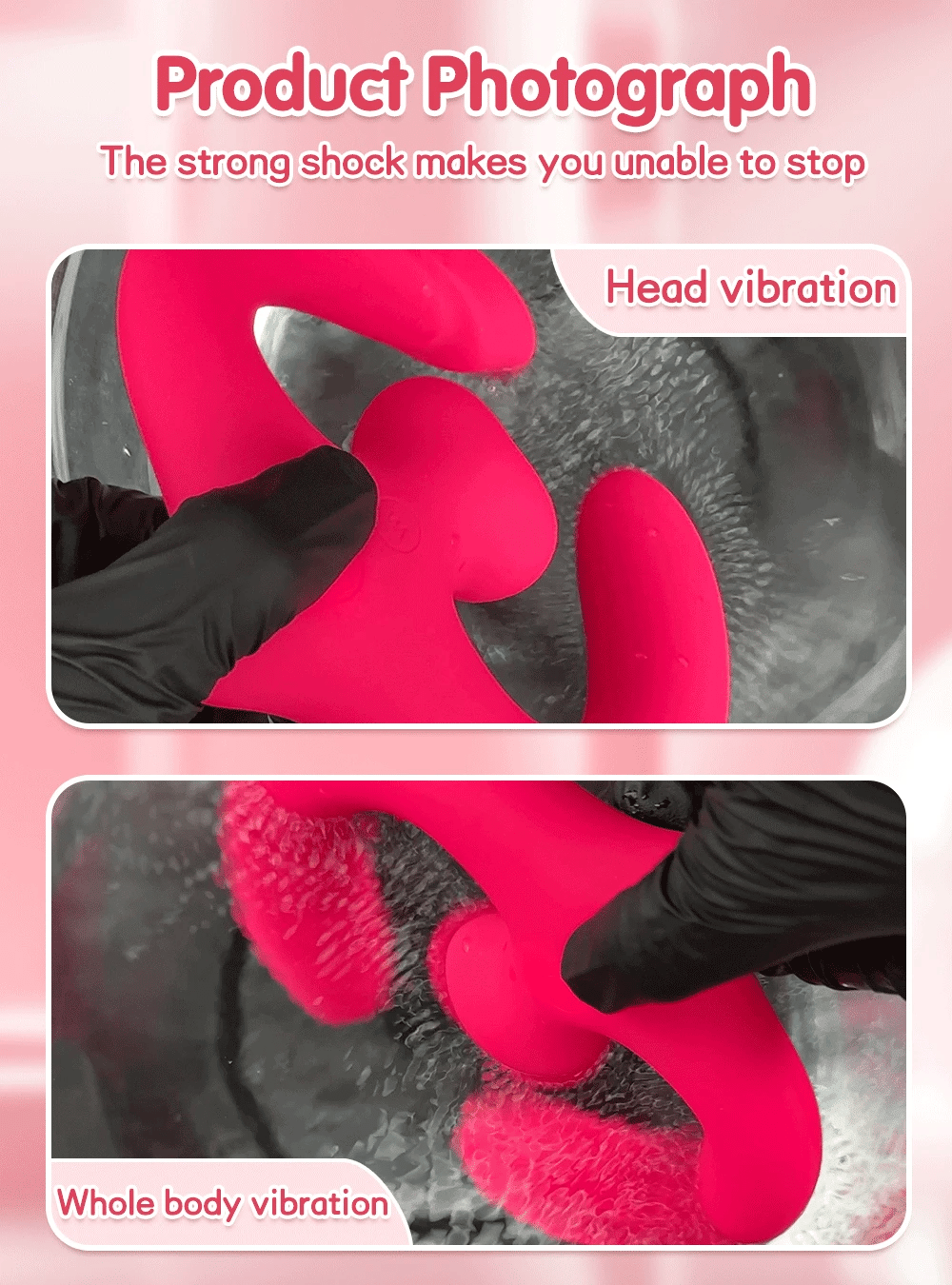 Consolador vibrador de doble punta para punto G, para mujeres y parejas lesbianas, 7 modos, sin tirantes, con control remoto, ideal para adultos.