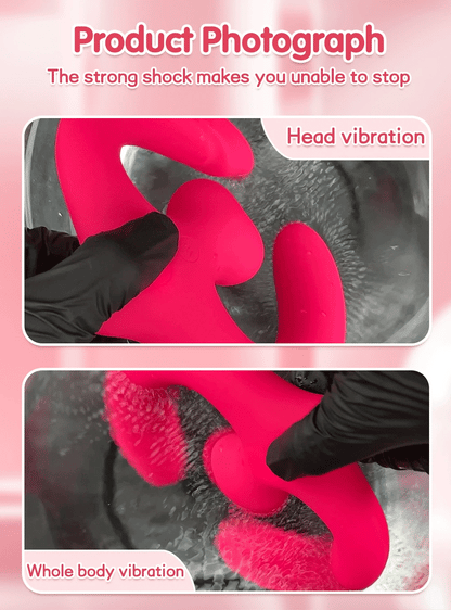Consolador vibrador de doble punta para punto G, para mujeres y parejas lesbianas, 7 modos, sin tirantes, con control remoto, ideal para adultos.