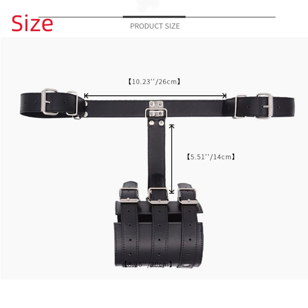 Esposas de cuero sintético para ataduras, productos para adultos, juegos sexuales, juguetes sexuales para mujeres y parejas.