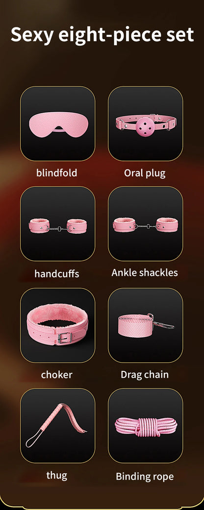 BDSM Adjustable Straps Bed Restraints Sex Bondage Kit For Couple Handcuffs Ankle Cuffs With Bondage Set SM Adult Games Sex Toys