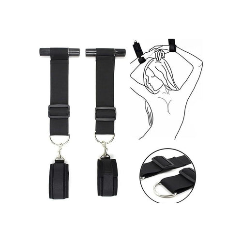 SM BDSM Swing with Handcuffs - Couples Bondage Restraint Kit for Adults Role Play