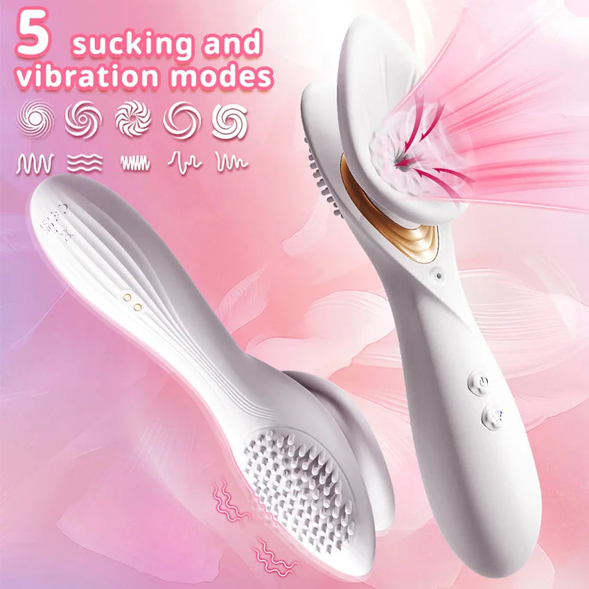 Powerful Sucking Vibrator for Women Sucker Clitoris Nipple Oral Vacuum Stimulator Vagina Female Masturbator Adults Sex Toys 18+