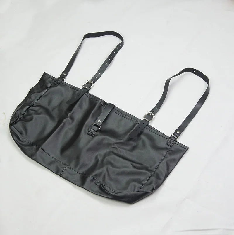 BDSM Zwangsjacke / Armbinder,Leder Deluxe Armbinder Fesseln,Bondage-Handschuhe hinter dem Rücken,Sexspielzeug für Paare Sex Shop