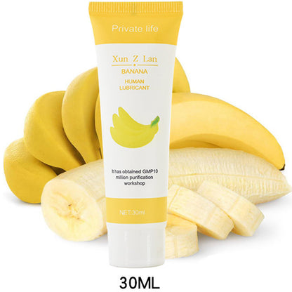 Sex Lubricant 30ml / 60ml Lubricant Water-based Banana/Strawberry/Grape/Cherry/ Sex Oil Vaginal and Anal Gel Adults Sex Product