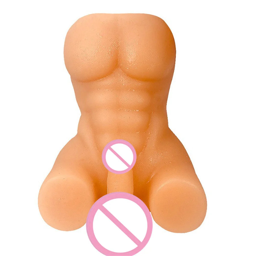18 Herramientas de Masturbación Masculina Muñeca de Juguete para Hombres Muñeca Sexual de Bolsillo Porno en Ano Real Agujero Masculino Trasero con Consolador de Pene Sexual
