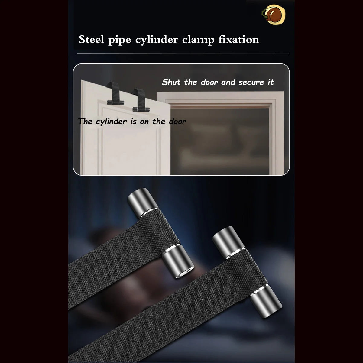 SM BDSM Swing with Handcuffs - Couples Bondage Restraint Kit for Adults Role Play