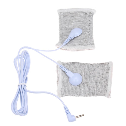 Funda de pene con fibra conductora para electrochoque BDSM, anillos para escroto, estimulación eléctrica, terapia de pene, productos sexuales masculinos para agrandar el pene.