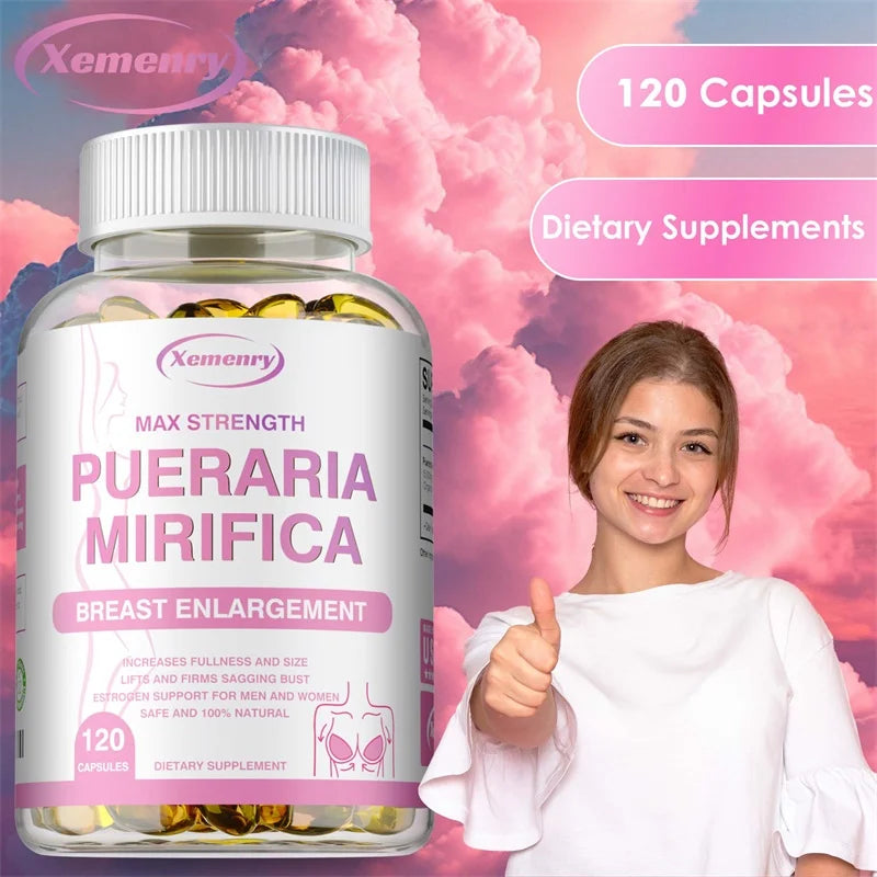 Pueraria Mirifica - Promotes Women's Health, Makes Breasts Fuller, Hormone Metabolism, Relieves Menopause, Non-GMO