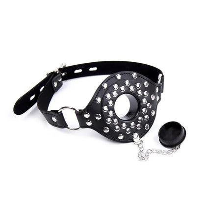 BDSM Breathable due O-Ring Ball Gags Mouth Gag Fetish Ball for women men Leather Oral Fixation Flirting Cosplay role Sex Toys